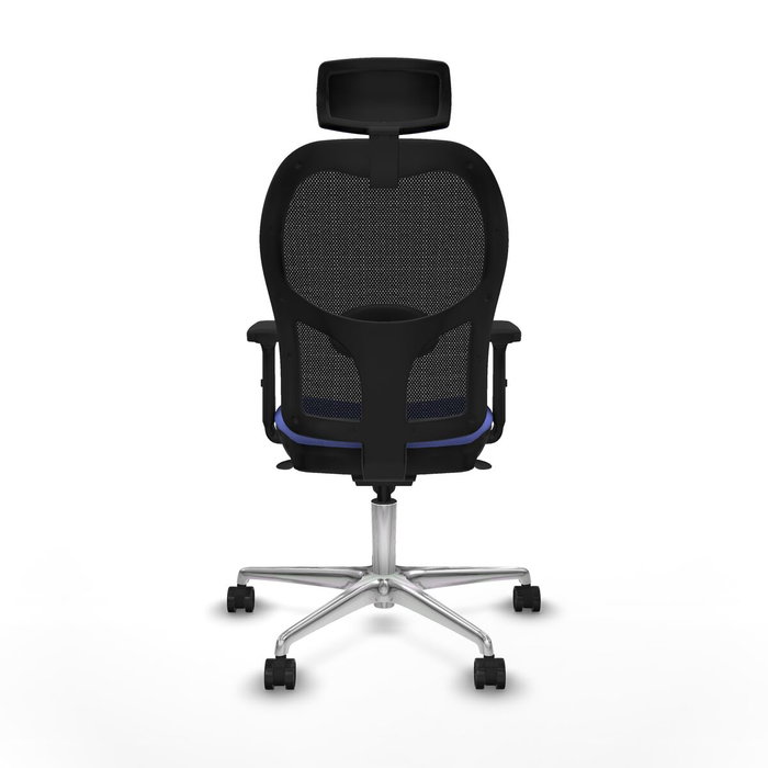 PIQUERAS Y CRESPO Silla de oficina Jorquera con mecanismo Sincro, Tela Azul claro y Malla Negra PIQUERAS Y CRESPO Silla de oficina Jorquera con mecanismo Sincro, Tela Azul claro y Malla Negra