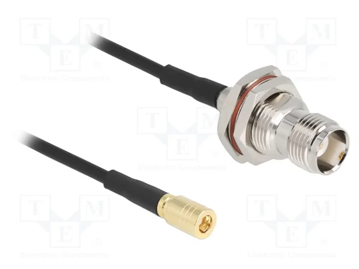 DeLOCK 90724 Cable coaxial TNC hembra a SMB hembra RG-174 20 cm DeLOCK 90724 Cable coaxial TNC hembra a SMB hembra RG-174 20 cm