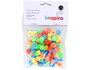 Innspiro Cuentas de Pasta Polimérica con Forma de Flores, 100 Unidades