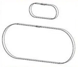 Zebra P1046696-146 Media Drive Belt para ZE500