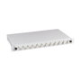 EFB Elektronik Spleibox gris extraíble LC OM4 con 12 pigtails y 6 acopladores dúplex