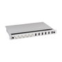 EFB Elektronik Spleibox gris extraíble LC OM4 con 12 pigtails y 6 acopladores dúplex