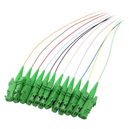 EFB Elektronik O0769.2 Pigtail de fibra óptica OS2 E-2000 APC (12 unidades)