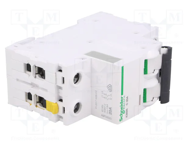 SCHNEIDER ELECTRIC Interruptor magnetotérmico iC60N 20A 2 polos C
