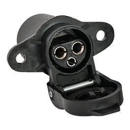 Goodyear Conector hembra 3 polos para conexión de remolque, plástico