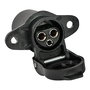 Goodyear Conector hembra 3 polos para conexión de remolque, plástico