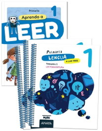 ANAYA, Lengua 1. A las tres. + Aprendo a leer con Detectives del recreo - ANAYA