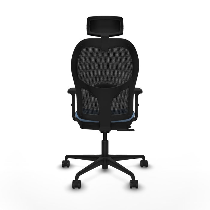 PIQUERAS Y CRESPO Silla de oficina Jorquera con mecanismo Sincro/Traslack Azul cielo