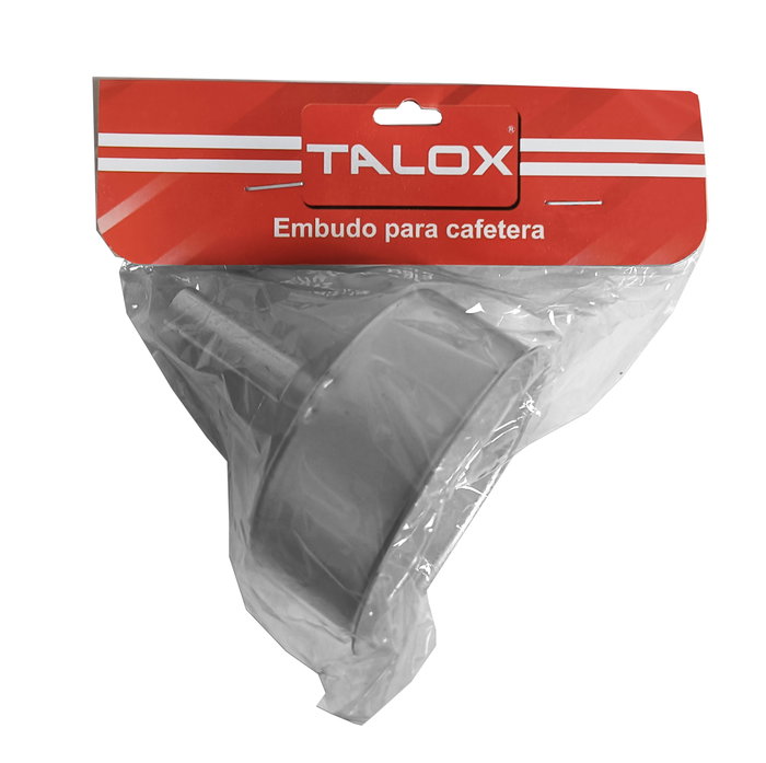 Talox Accesorio Cafetera Aluminio 9 Tazas Embudo Ref. TXAE-9