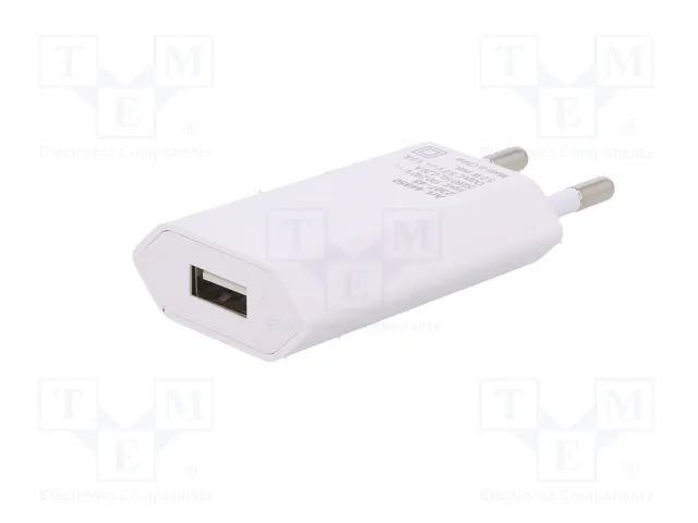 GOOBAY Cargador de red con salida Apple Lightning y USB, Blanco