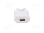 GOOBAY Cargador de red con salida Apple Lightning y USB, Blanco
