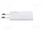GOOBAY Cargador de red con salida Apple Lightning y USB, Blanco