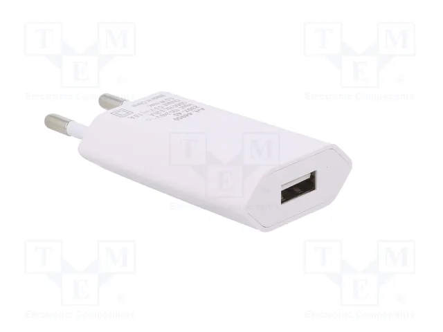GOOBAY Cargador de red con salida Apple Lightning y USB, Blanco