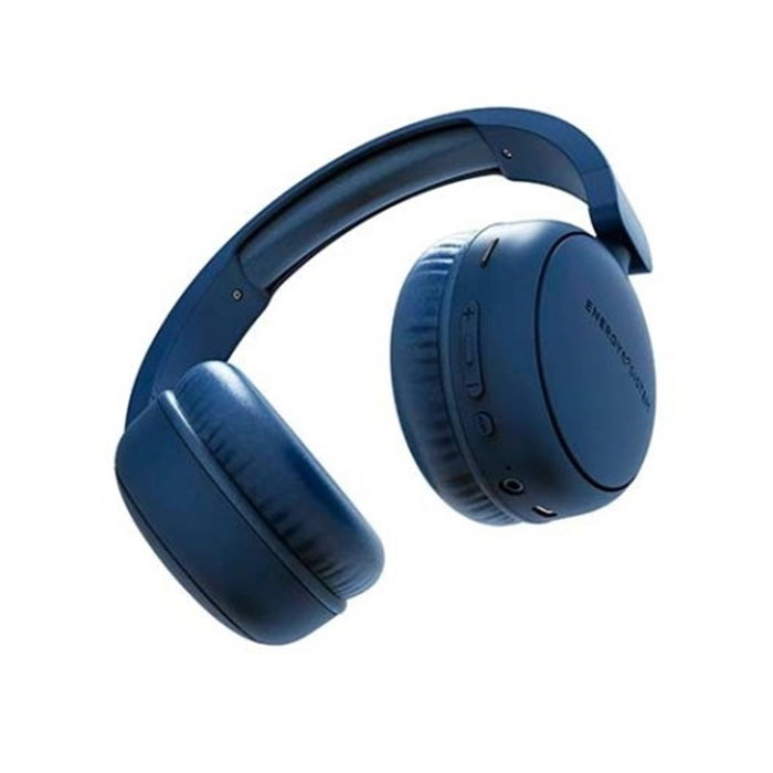 Energy Sistem Auriculares Diadema Radiocolor Azul, Bluetooth 5.3, Radio FM, 16h Autonomía, Circumaural, Micrófono, Conectividad Jack/Micro SD, Ref. 457700