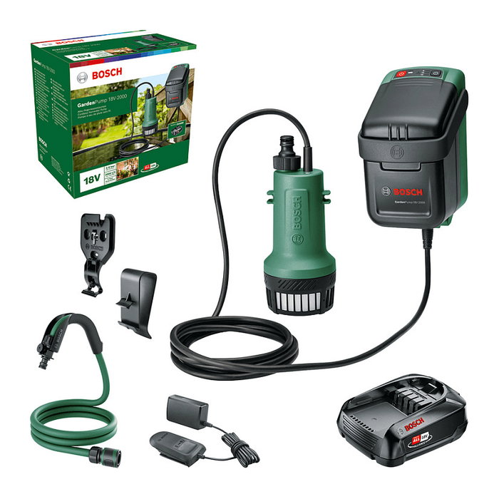 Bosch GardenPump 18V-2000 (1x2.5Ah)