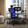 PIQUERAS Y CRESPO Silla de oficina Motilla Azul marino y Negro