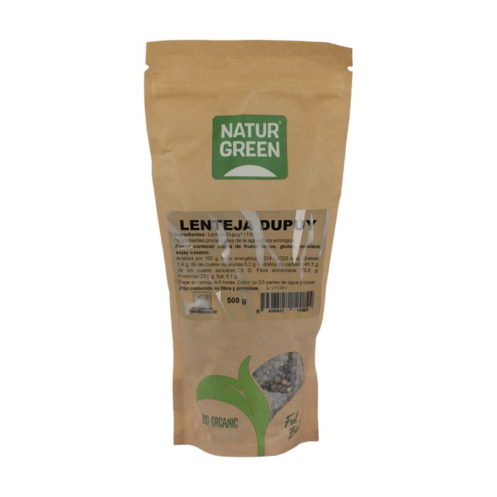 NaturGreen Lentejas Dupuy Bio 500 g NaturGreen Lentejas Dupuy Bio 500 g