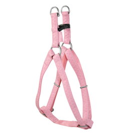 Nayeco Arnés Mac Leather Rosa 25mm x 60-100cm