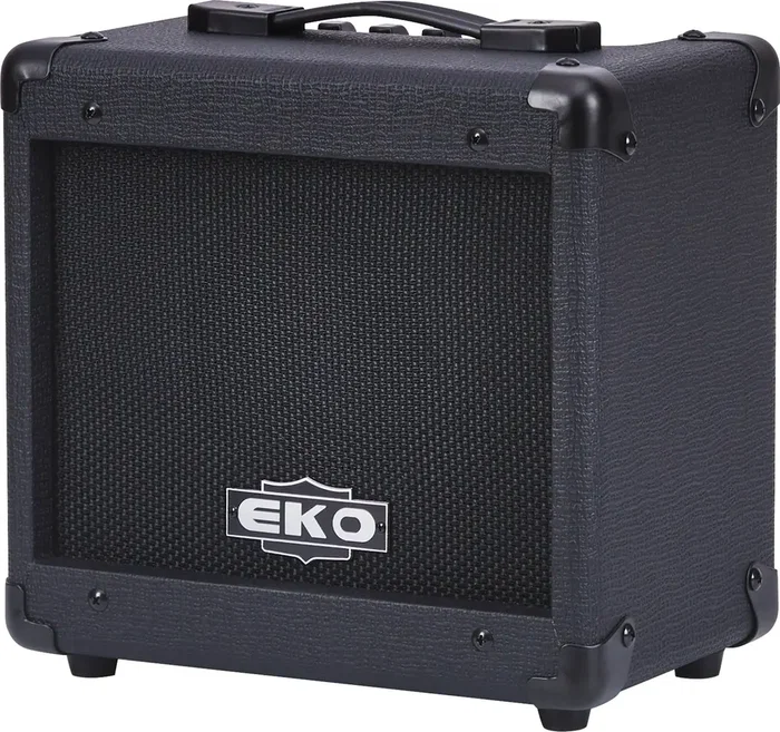 EKO Amplificador de Guitarra Combo Bs10 Negro Stealth 5" 10W para Guitarra Eléctrica con Salida para Auriculares