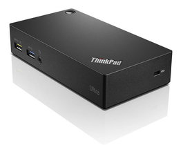 Lenovo ThinkPad USB 3.0 Ultra Dock Estación de Acoplamiento Universal hasta 4K2K, Carga Dispositivos Móviles