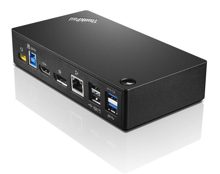 Lenovo ThinkPad USB 3.0 Ultra Dock Estación de Acoplamiento Universal hasta 4K2K, Carga Dispositivos Móviles