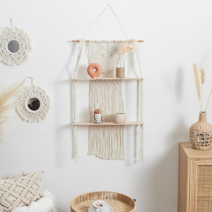 Home Deco Factory Estante 2 Baldas Boho Mirage Home Deco Factory Estante 2 Baldas Boho Mirage