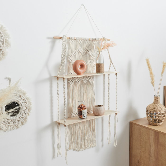 Home Deco Factory Estante 2 Baldas Boho Mirage Home Deco Factory Estante 2 Baldas Boho Mirage