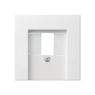 GIRA 027603 Cubierta TAE+Stereo+USB Sistema 55 Blanco GIRA 027603 Cubierta TAE+Stereo+USB Sistema 55 Blanco
