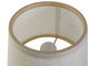 DKD Home Decor Lámpara Sobremesa Urban Crudo Natural Bambú Poliester 24 x 37 x 24 cm