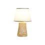 DKD Home Decor Lámpara Sobremesa Urban Crudo Natural Bambú Poliester