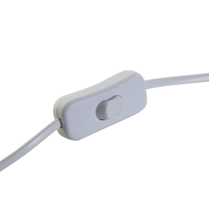 DKD Home Decor Lámpara Sobremesa Urban Crudo Natural Bambú Poliester