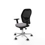 PIQUERAS Y CRESPO Silla de oficina Jorquera con mecanismo Sincro, Gris y Negro