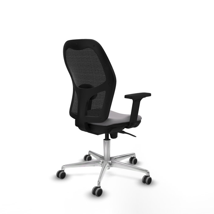 PIQUERAS Y CRESPO Silla de oficina Jorquera con mecanismo Sincro, Gris y Negro PIQUERAS Y CRESPO Silla de oficina Jorquera con mecanismo Sincro, Gris y Negro