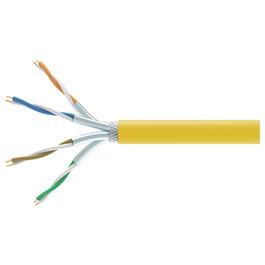 EQUIP 404563 Cable de Red Cat7a S/FTP LSZH 1000m Amarillo