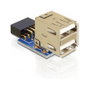 DeLOCK Adaptador 1 x 9-pin 2.54 mm a 2 x USB 2.0-A