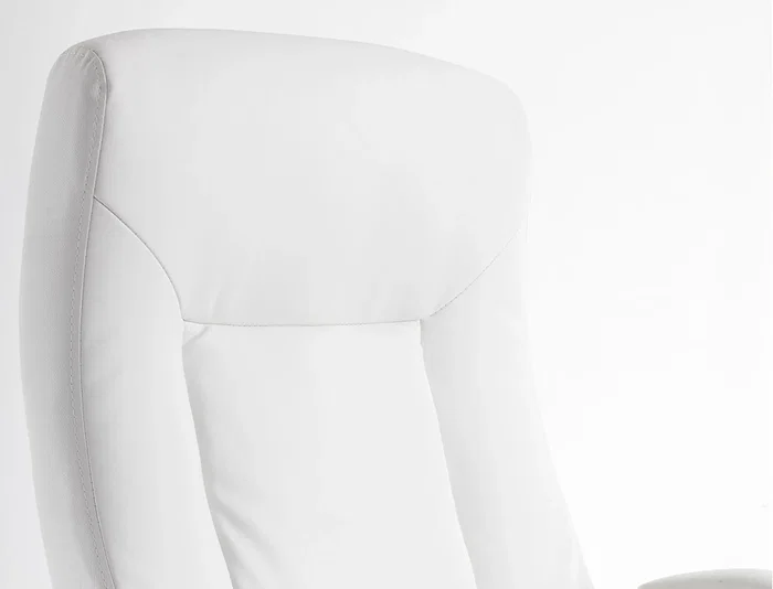 Q-connect Silla de Dirección Vero, Similpiel Blanco, Base Metálica Cromada, Ruedas Premium, Altura 116-124 cm, Profundidad 70 cm, Anchura 63 cm Q-connect Silla de Dirección Vero, Similpiel Blanco, Base Metálica Cromada, Ruedas Premium, Altura 116-124 cm, Profundidad 70 cm, Anchura 63 cm