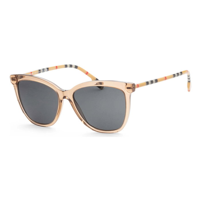 Burberry BE4308-385687 Gafas de sol para mujer con montura marrón y cristal gris Burberry BE4308-385687 Gafas de sol para mujer con montura marrón y cristal gris