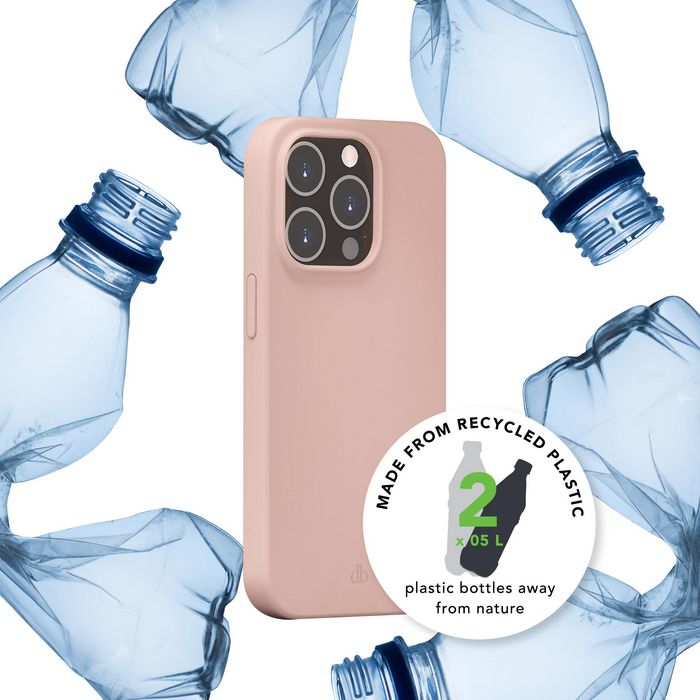 dbramante1928 Funda Monaco para iPhone 14 Pro Max - Pink Sand