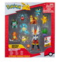 Jazwares Figuras Pokemon Multipack 10 con Pikachu, Squirtle, Bulbasaur, Charmander, Cinderace y más figuras de 5cm