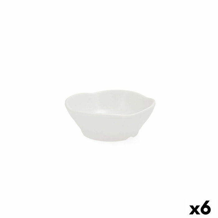 Quid Bol Redondo Melamina Select Blanco 6 Unidades