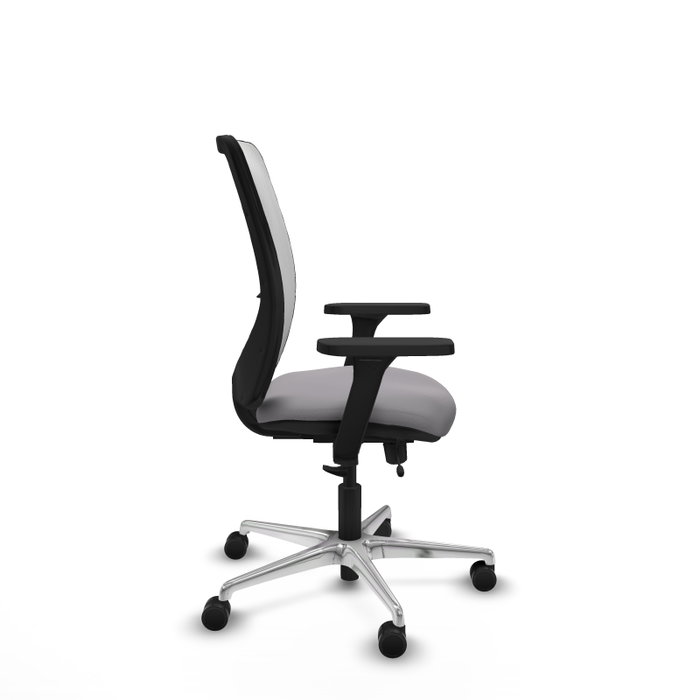 PIQUERAS Y CRESPO Silla de oficina Zulema con mecanismo Sincro/Traslack, Gris y Blanco PIQUERAS Y CRESPO Silla de oficina Zulema con mecanismo Sincro/Traslack, Gris y Blanco