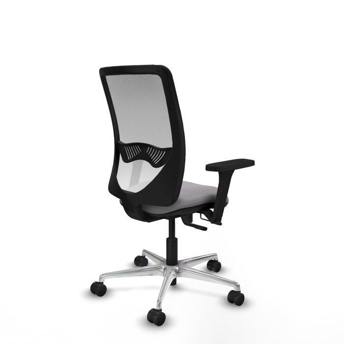 PIQUERAS Y CRESPO Silla de oficina Zulema con mecanismo Sincro/Traslack, Gris y Blanco PIQUERAS Y CRESPO Silla de oficina Zulema con mecanismo Sincro/Traslack, Gris y Blanco