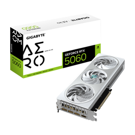 Gigabyte Tarjeta Gráfica GeForce RTX 5060 AERO OC 8G - 8GB GDDR7, GV-N5060AERO OC-8GD