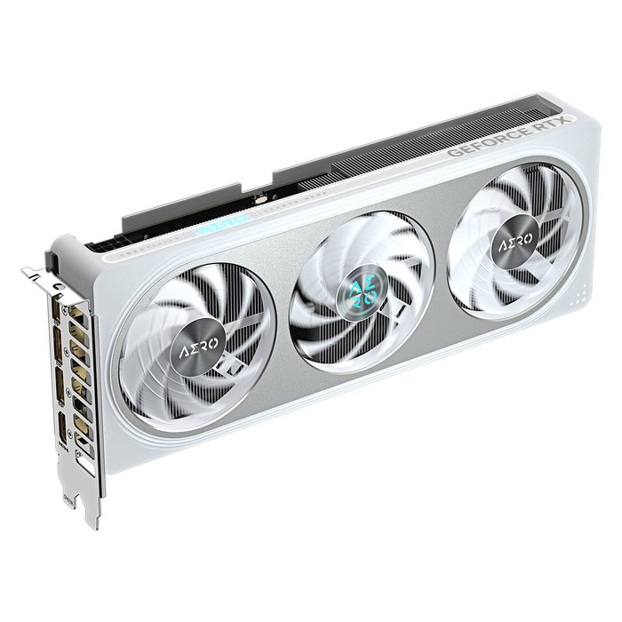 GIGABYTE GeForce RTX 5060 AERO OC Tarjeta Gráfica 8GB GDDR7 128-bit PCIe 5.0 3 Ventiladores Blanco Overclock GV-N5060AERO OC-8GD