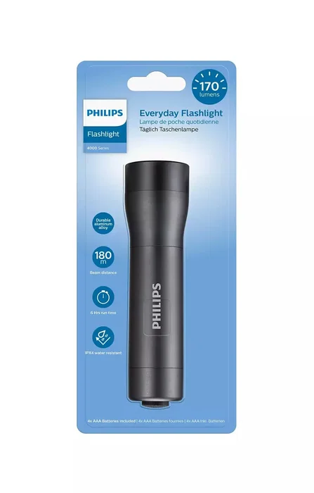 Philips SFL4001T/10 Linterna LED 170 Lúmenes Negro