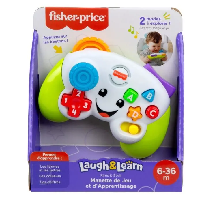 Fisher-Price Controlador de Juegos y Aprendizaje HXB63 Juguete Risa y Activo