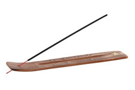 DKD Home Decor Buddha 2024 Incienso Varilla Basicos Salvia Blanca Bambu Gris 5 x 1.7 x 25 cm Set de 20