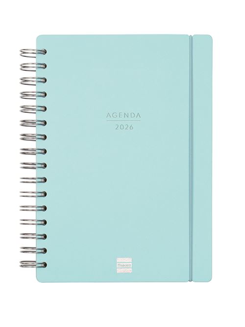 Finocam Agenda 16 Meses Septiembre 2025-Diciembre 2026 E10-155x212 Semana Vista Horizontal Azul