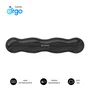 Subblim Ergo Crystal Flex Reposamuñecas para Teclado y Ratón, Negro