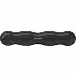 Subblim Ergo Crystal Flex Reposamuñecas para Teclado Negro